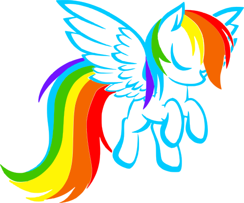 Pegasus Pony, Pegasus Pony Clipart (500x416), Png Download