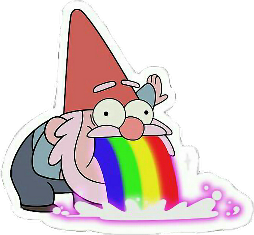 Rainbows Sticker Clipart (1024x947), Png Download