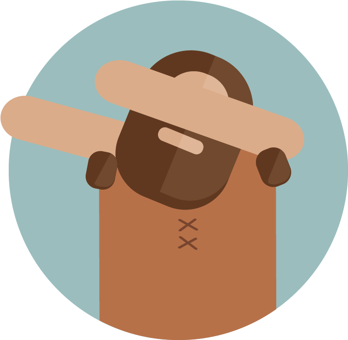 Conceptualized Caveman Theme And Produced Illustration Clipart (1080x1080), Png Download