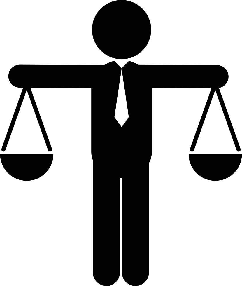 Human Male Balanced Scale Comments Clipart (830x980), Png Download