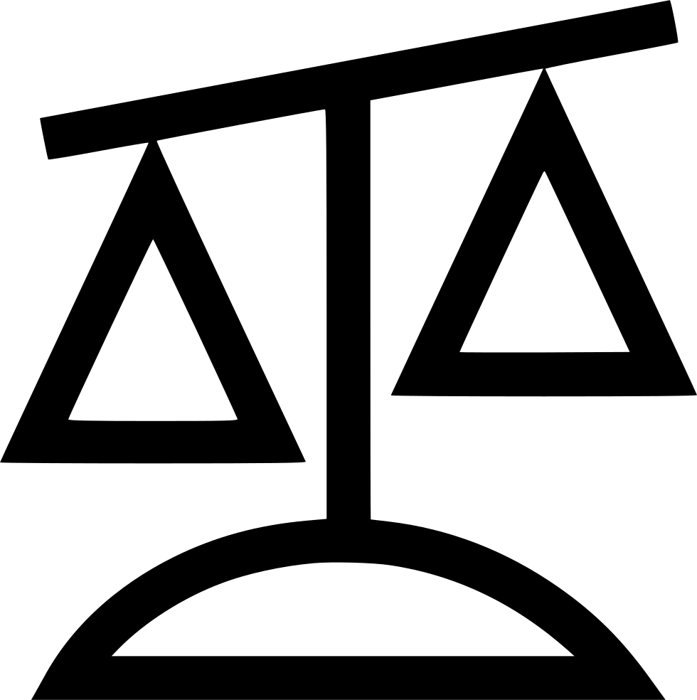 Online Balance Scale Comments Clipart (980x984), Png Download