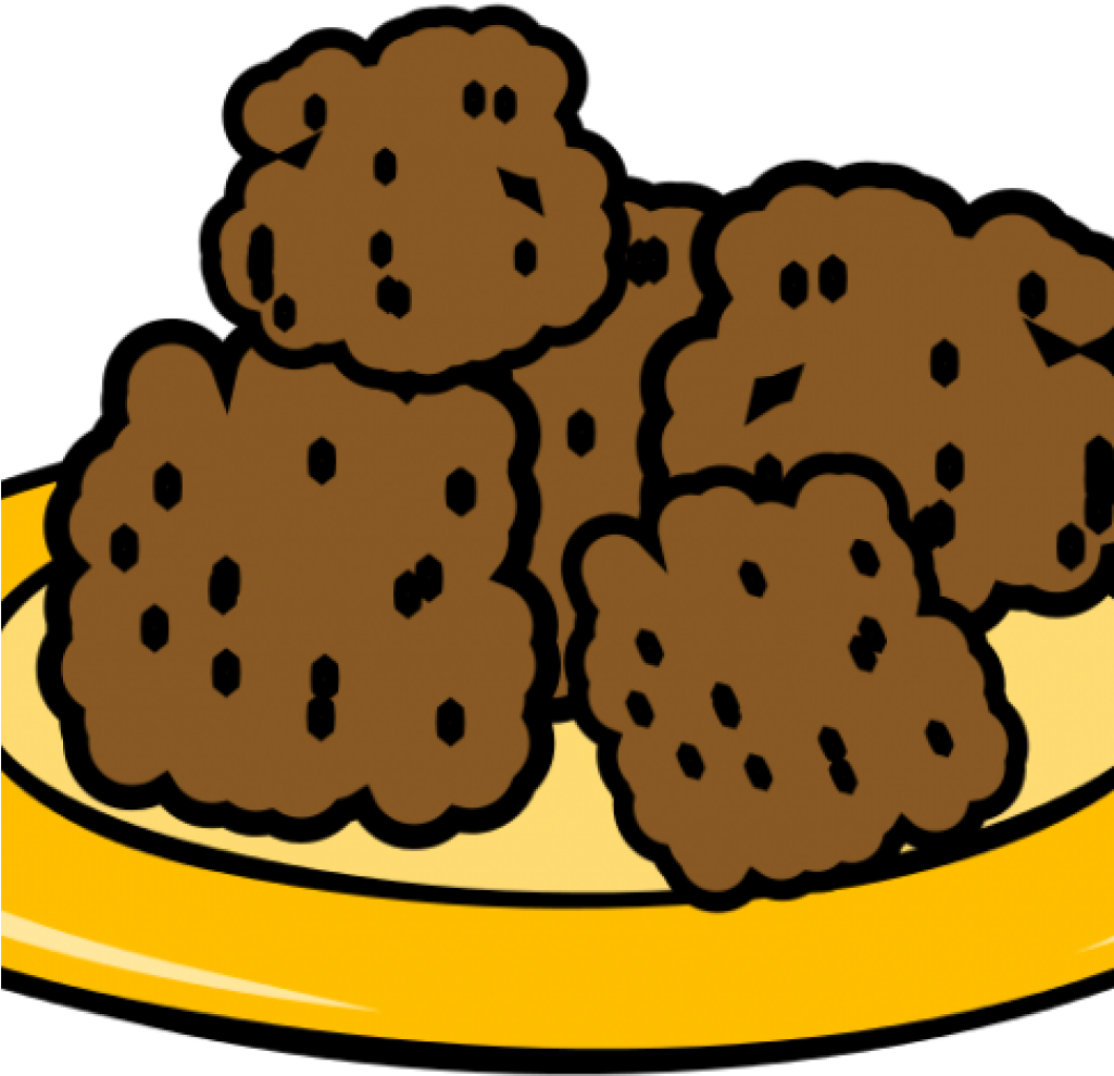 Plate Of Cookies Free Clipart (1024x1024), Png Download