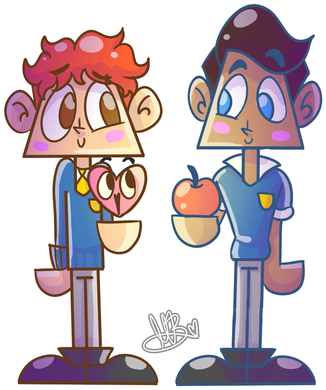 “i Use To Doodle Them All Geometric Like On My Clipart (1192x1404), Png Download