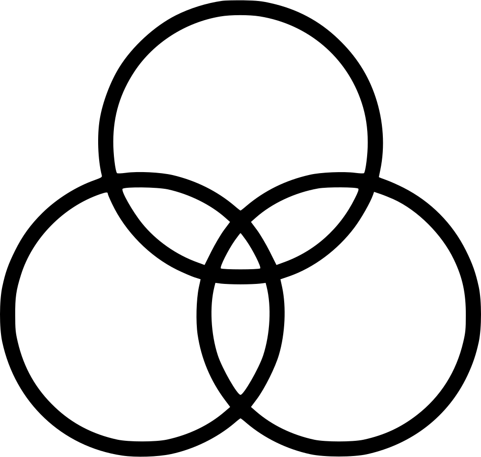 Geometry Circel Round Intersect Union Maths Comments Clipart (980x932), Png Download