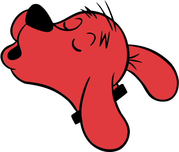 Clifford Stickers Messages Sticker-3 Clipart (618x618), Png Download