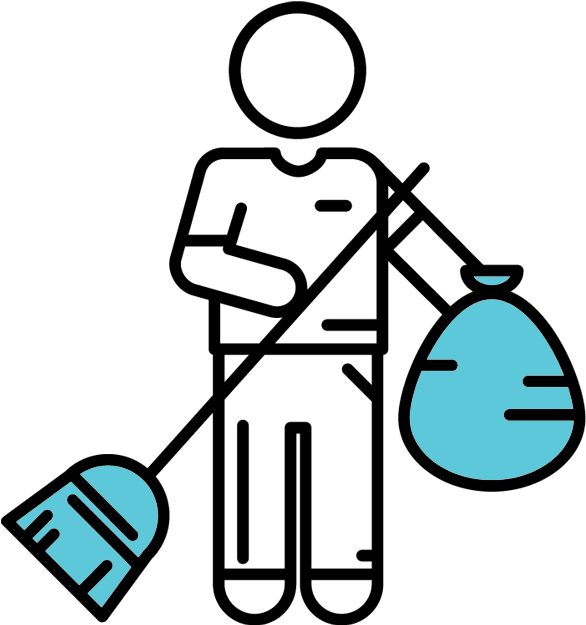 1 Cleaner, 5 Hours Clipart (1713x682), Png Download