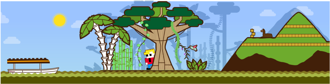 Lego Life Of George South America Level Clipart (1400x700), Png Download