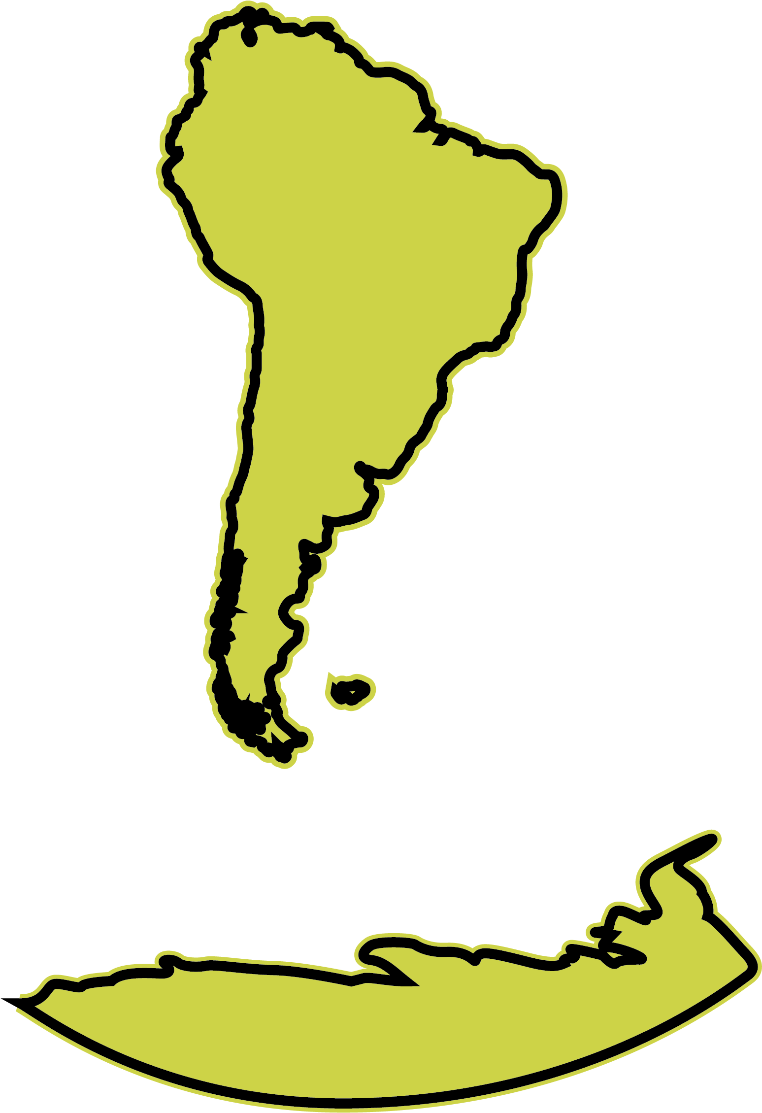 South America Antarctica Clipart (3333x3333), Png Download