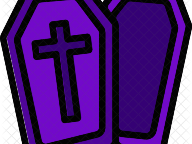 Coffin Clipart Pretty - Png Download (640x480), Png Download