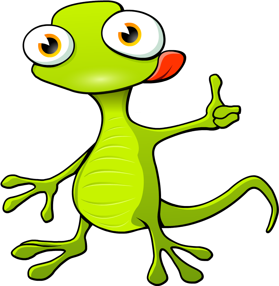 Feed The Thirsty Gecko With As Much Colorful Water Clipart (1200x1140), Png Download