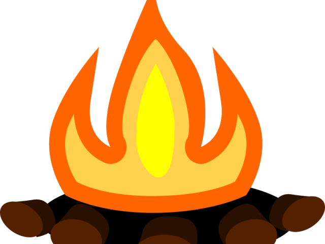 Camp Fire Clipart Born - Png Download (640x480), Png Download