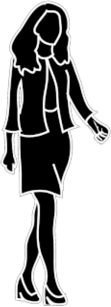 Human Silhouette Png Pluspng Clipart (400x1080), Png Download