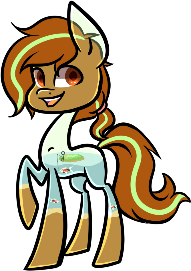 Pinipy, Dog, Fish, Koi, Mud, Oc, Oc Only, Original Clipart (744x1024), Png Download