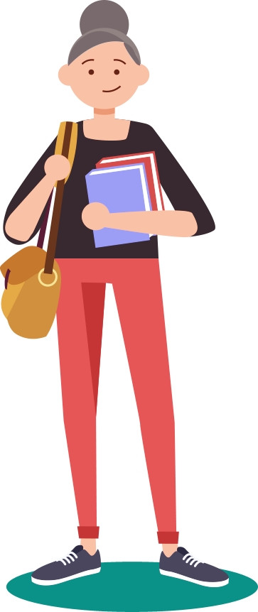 Banner Girl Clipart (363x862), Png Download