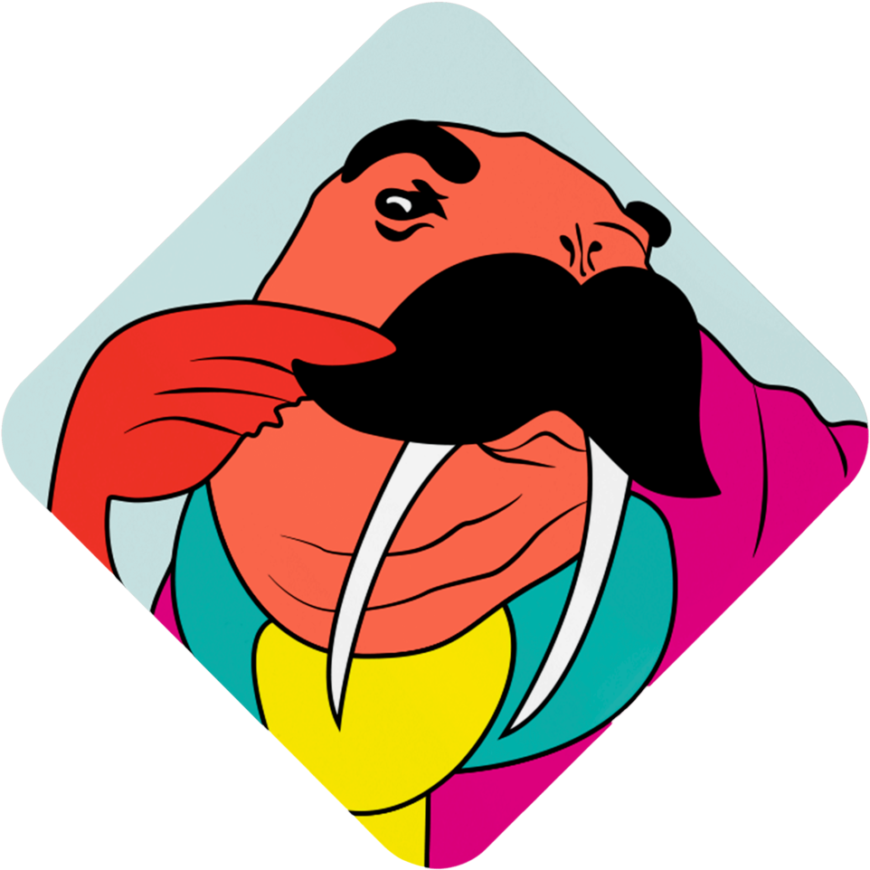 I Am The Walrus Clipart (1000x1002), Png Download