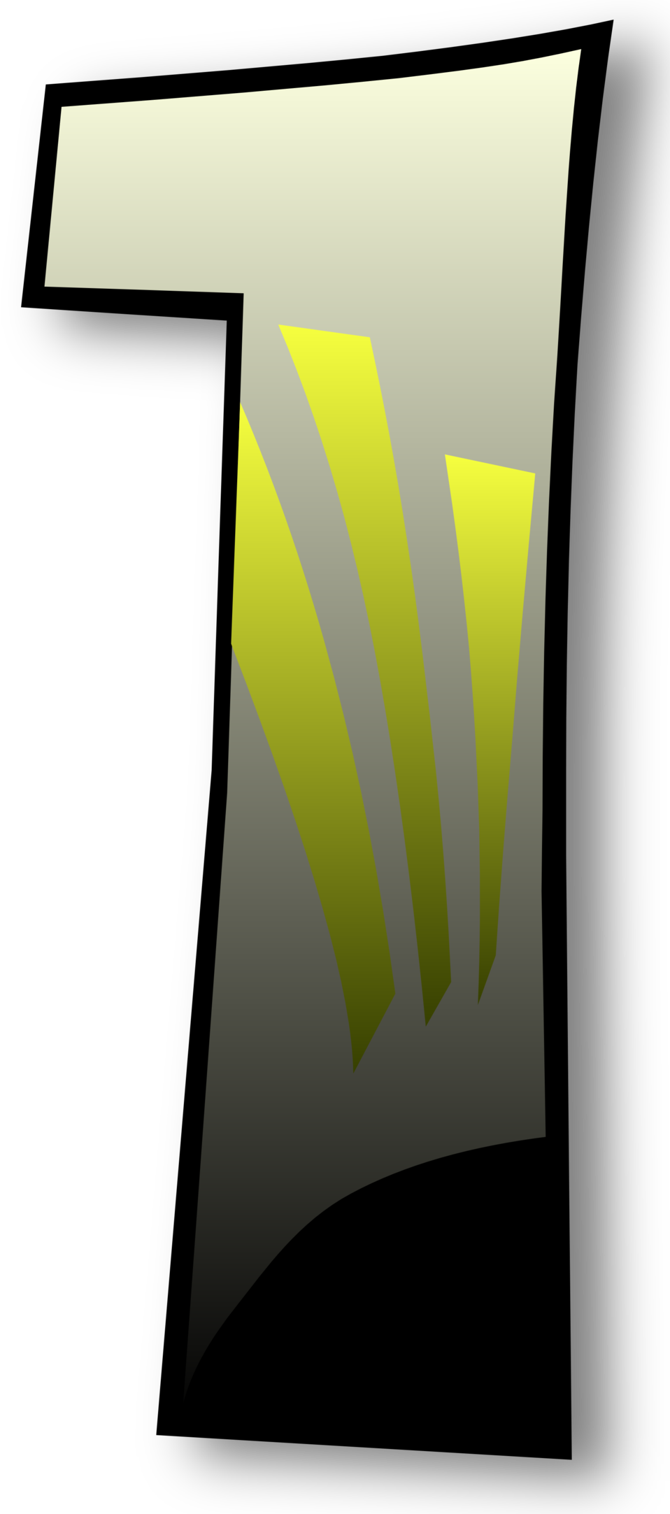 Creation Days Numbers Clipart (958x2165), Png Download