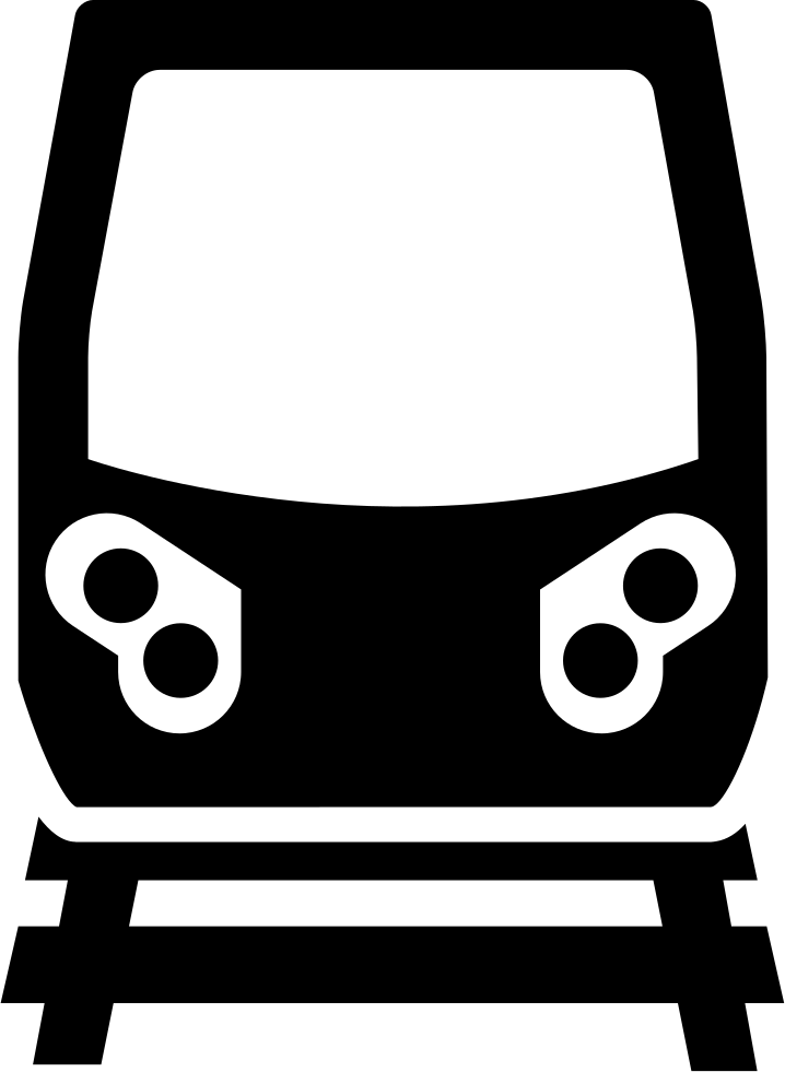 On Tracks Svg Icon Clipart (718x981), Png Download