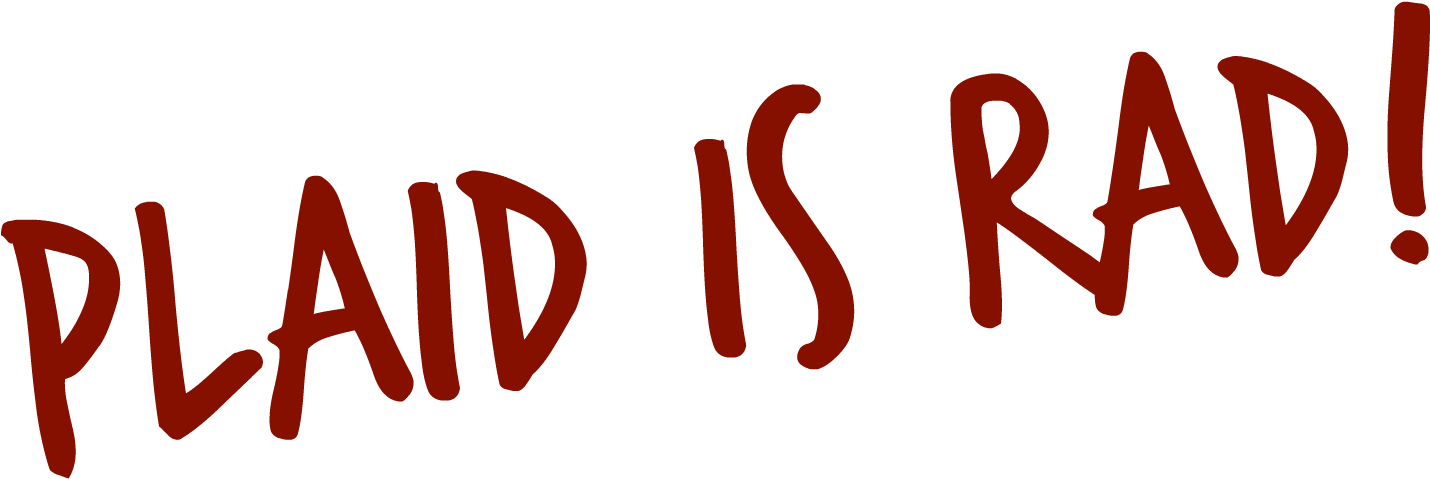 I Love Plaid Not Sure Why I Have Developed This Little Clipart (1493x534), Png Download