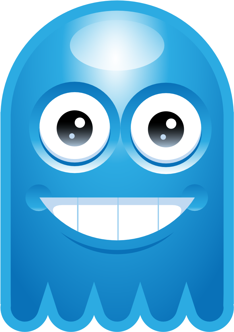 Pacman Inky Halloween 1969px 209 Clipart (1969x1477), Png Download