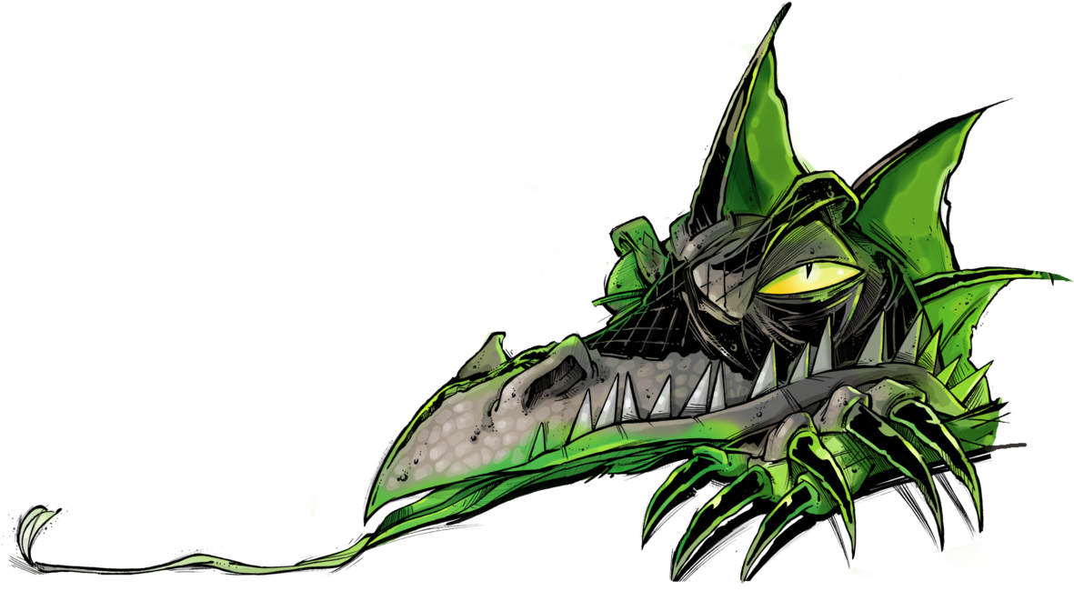 Art Dragon Head Clipart (1200x698), Png Download