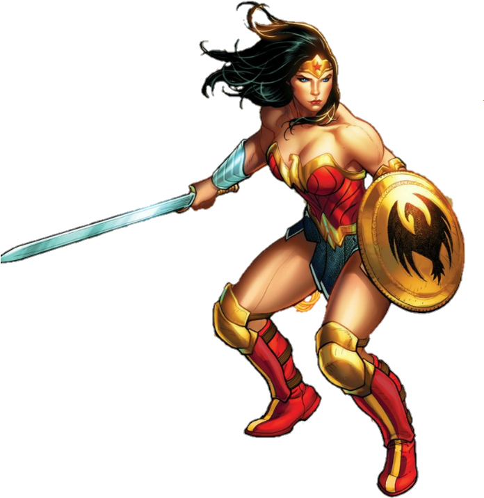 Wonder Woman Png Clipart (696x716), Png Download