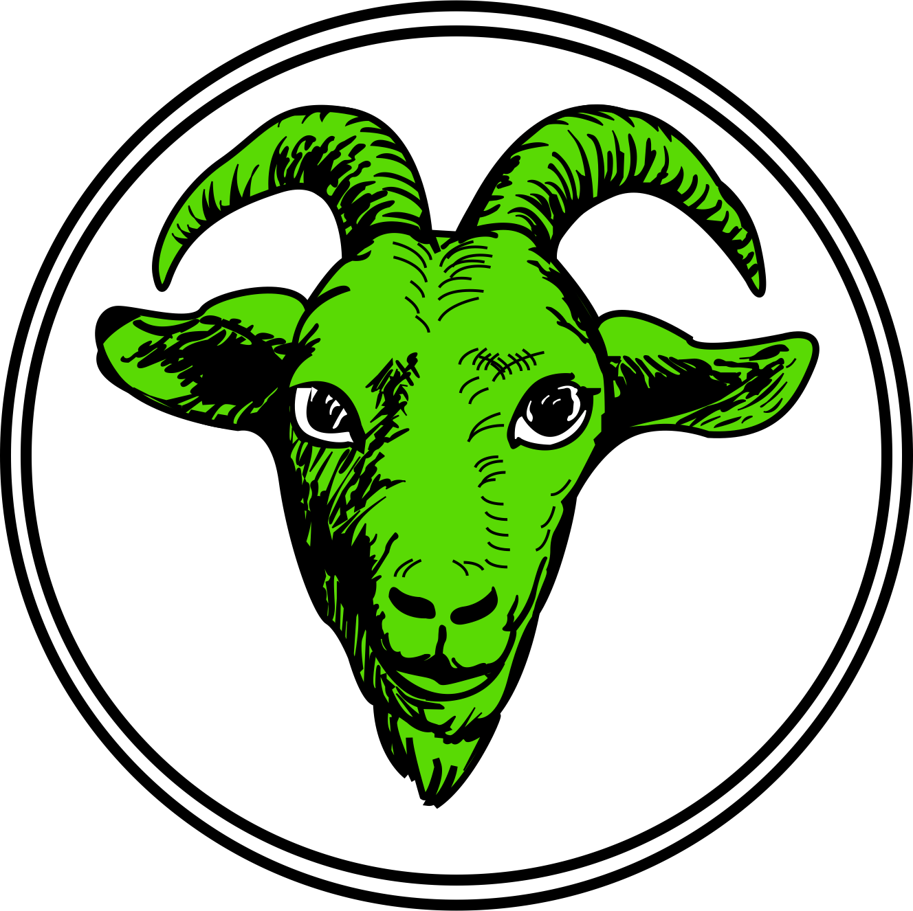 Goat Clipart (1328x1326), Png Download