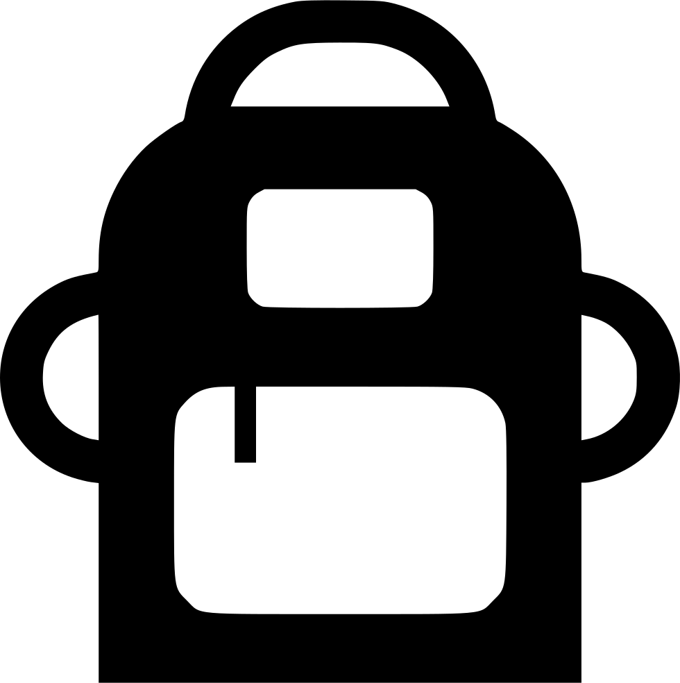 Learn Back Pack Backpack Comments Clipart (980x984), Png Download