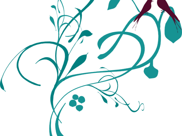 Blue Flower Clipart Flowering Vine - Png Download (640x480), Png Download
