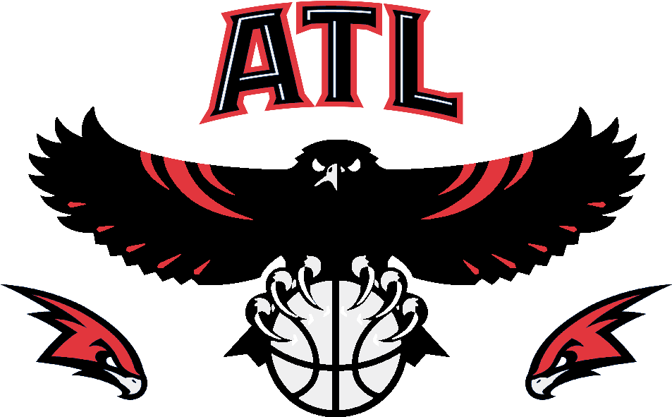 Atlanta Hawks Png Free Download Clipart (953x591), Png Download