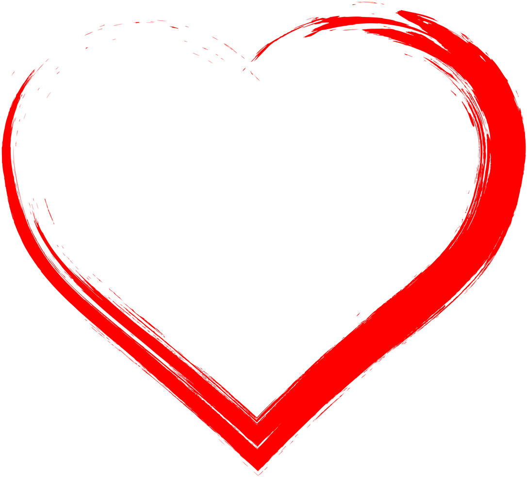 Wedding, Heart Love Sign Red Holiday Postcard Desig Clipart (1280x1280), Png Download