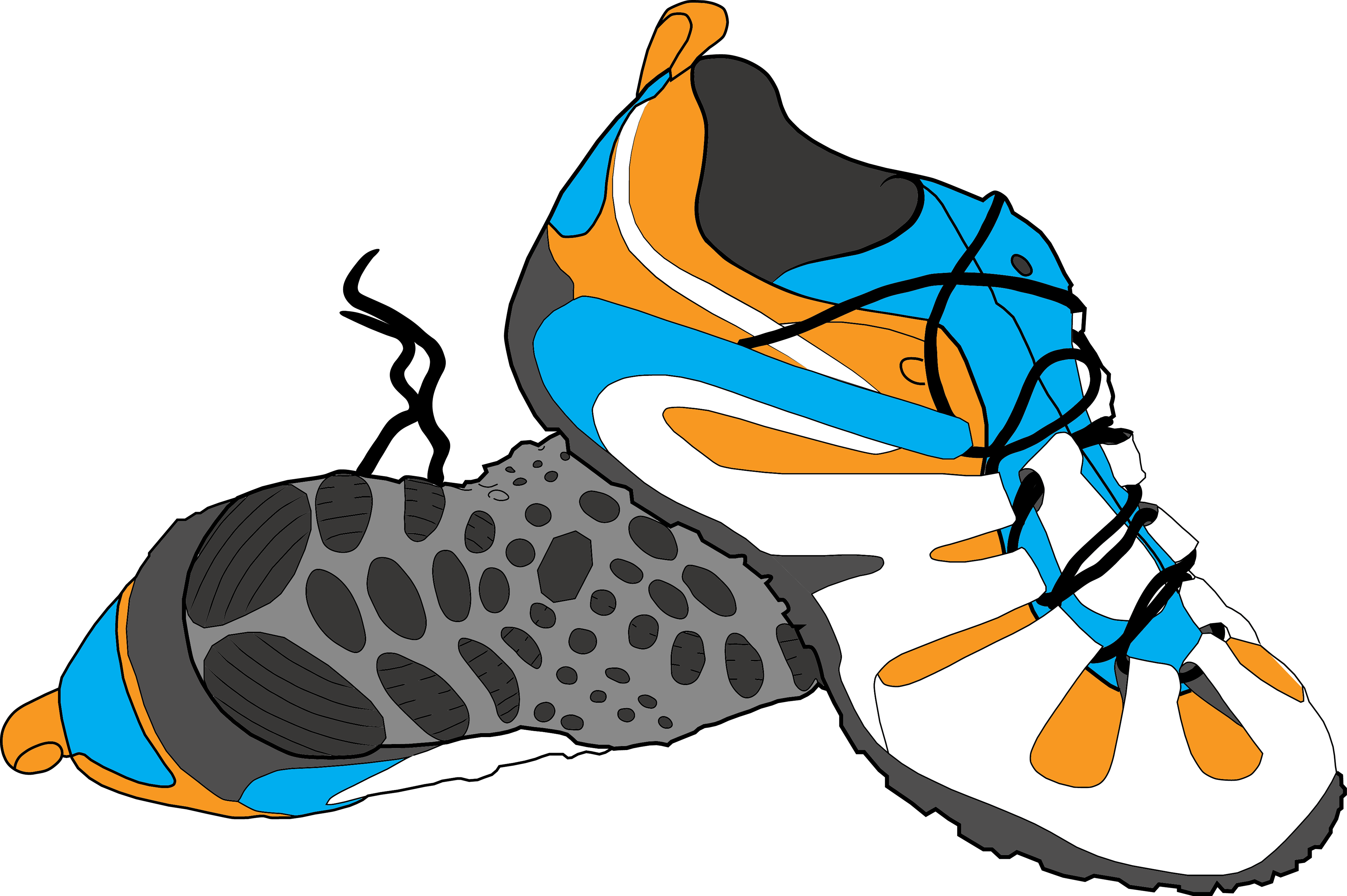 Track Spikes Clipart - Png Download (3840x2554), Png Download