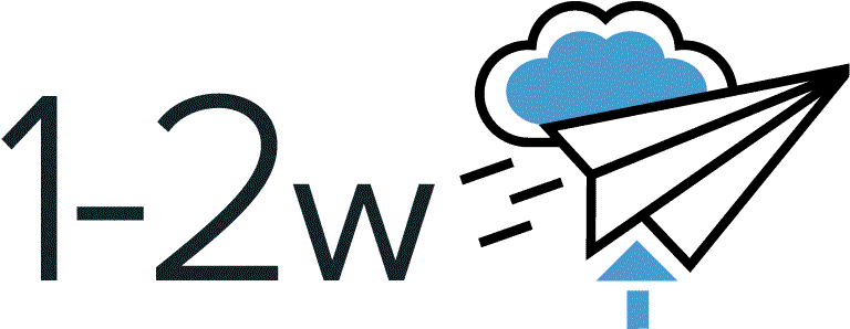 Fast Rollout In 1-2 Weeks Clipart (876x550), Png Download