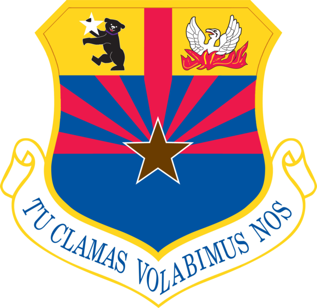 Photo Taken At Goldwater Air National Guard Base By Clipart (600x600), Png Download