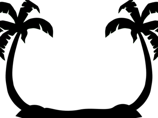 Sunset Clipart Plam Tree - Png Download (640x480), Png Download