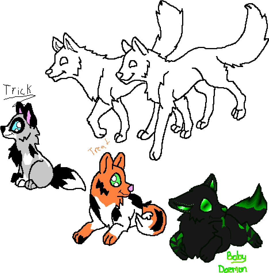 Trick And Treat Clipart (1000x1000), Png Download