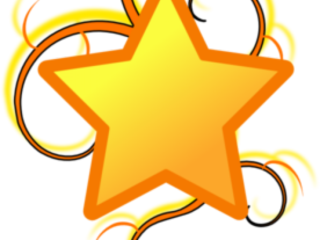 Vector Swirl Clipart Star - Png Download (640x480), Png Download