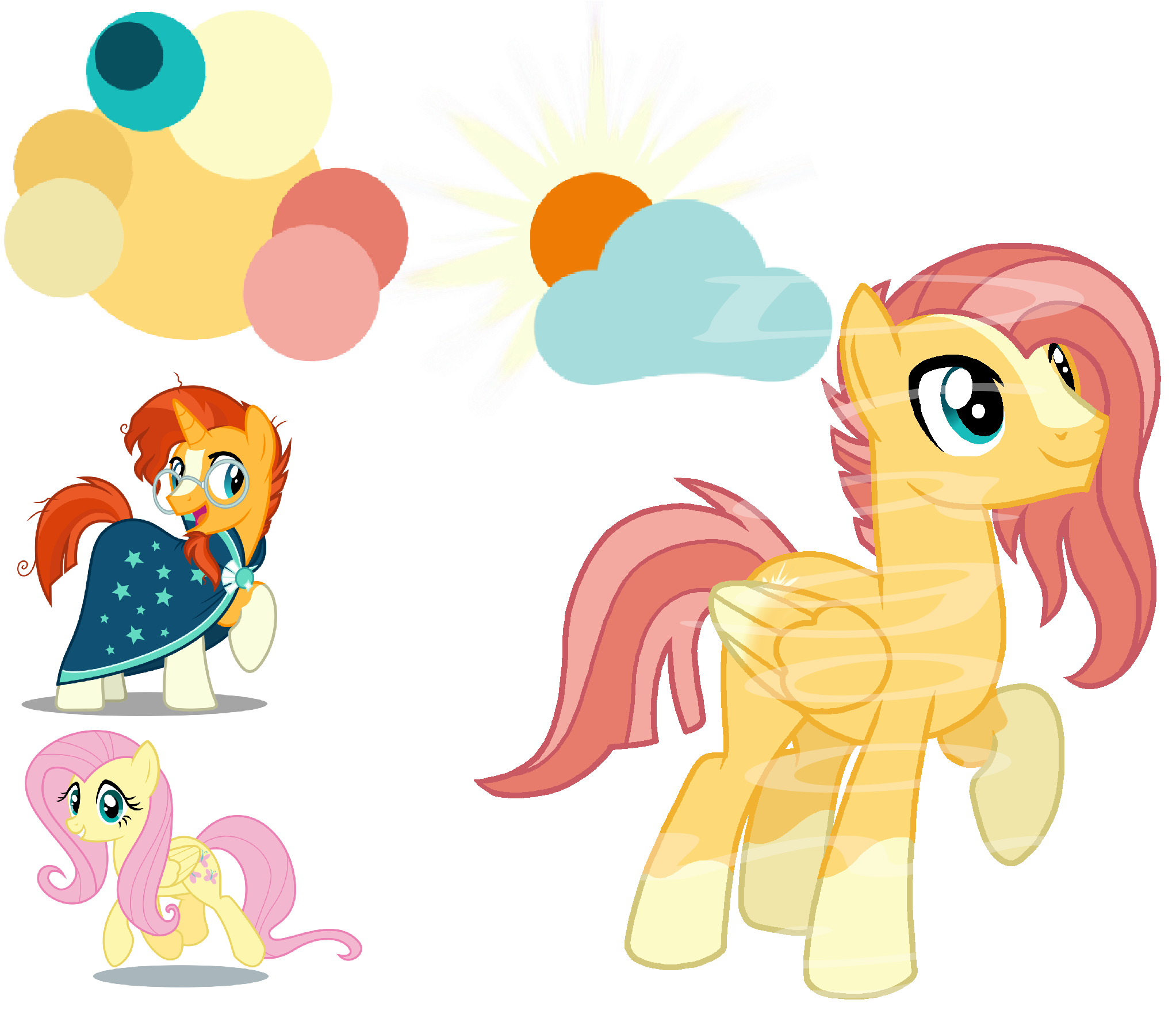 Sun Shy Clipart (2062x1758), Png Download