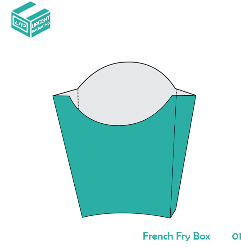 Custom Printed French Fry Boxes Clipart (800x800), Png Download