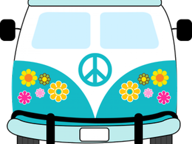 Hippie Clipart Volkswagen - Png Download (640x480), Png Download