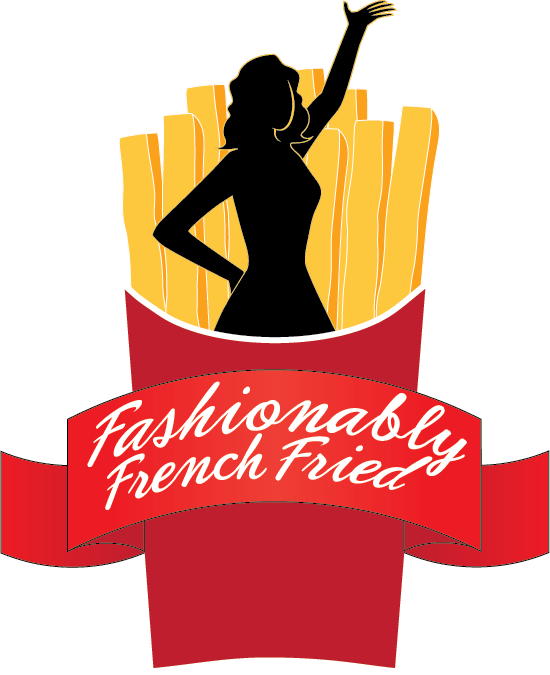 Fashionably French Fried Logo Clipart (550x675), Png Download