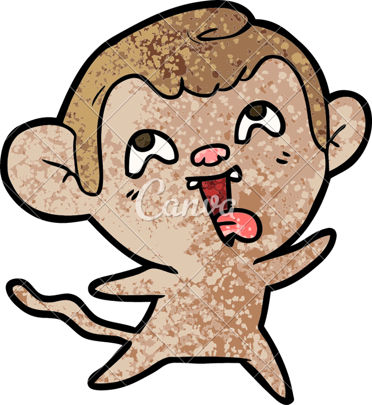 Crazy Cartoon Clipart (734x800), Png Download