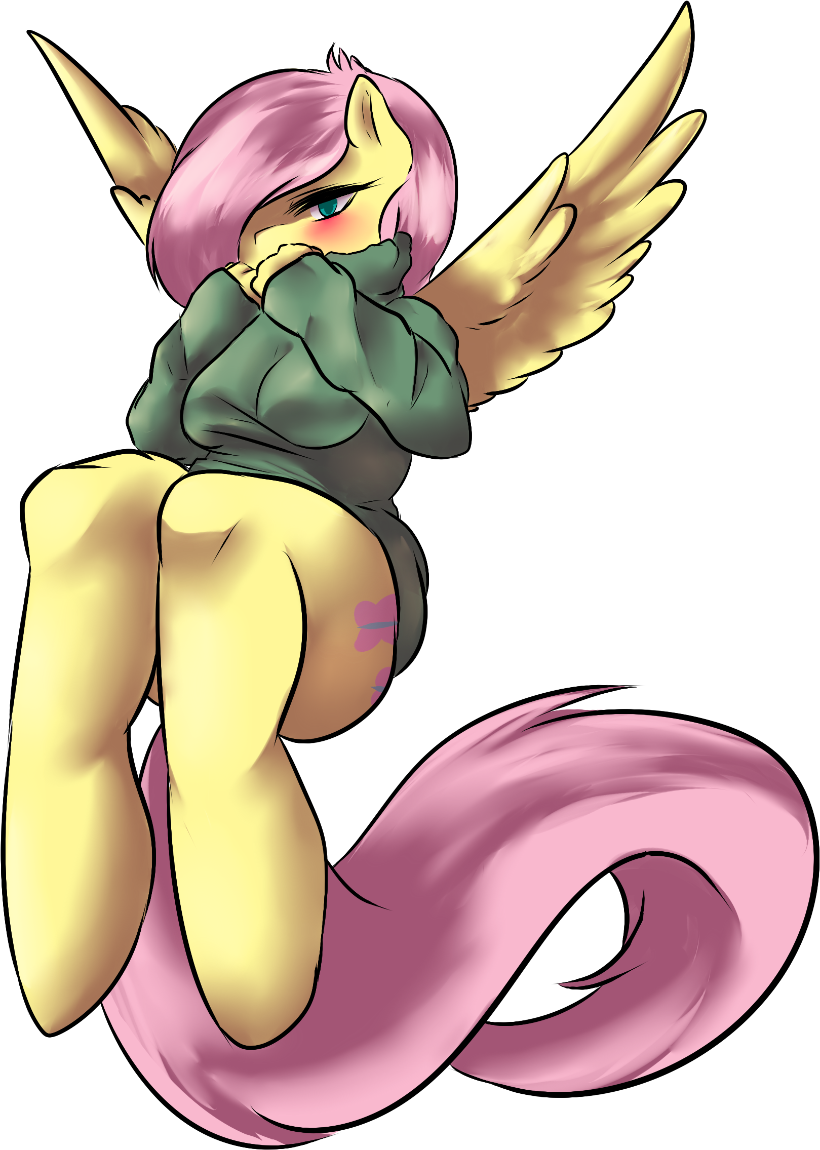 Shy Fluttershy Clipart (2069x2500), Png Download