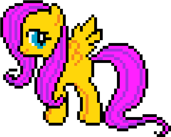 Fluttershy By - Lizzy Clipart (990x720), Png Download