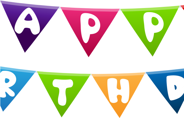 Happy Birthday Clipart Transparent Background - Png Download (640x480), Png Download