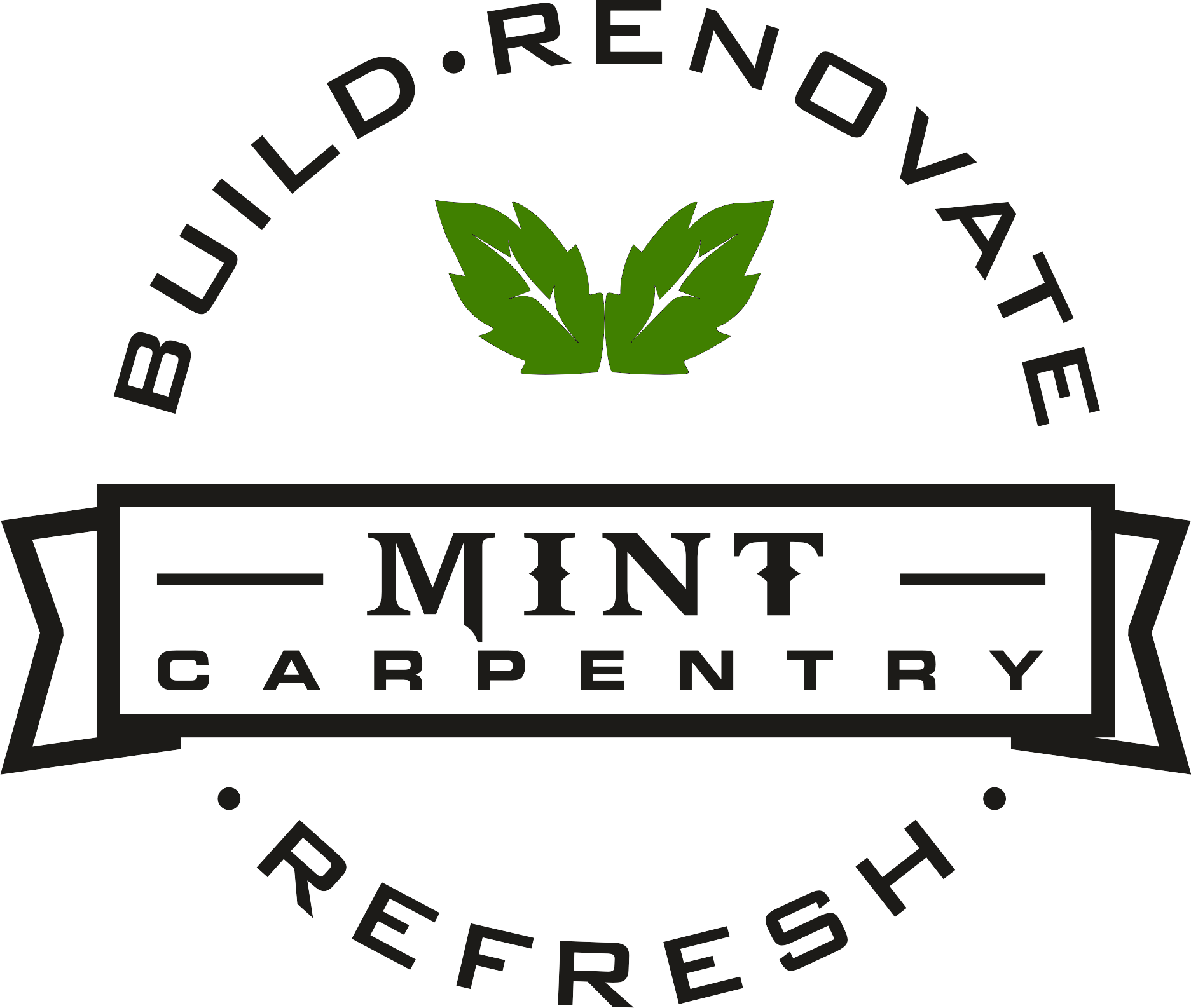 Mint Carpentry Logo Clipart (1873x1586), Png Download