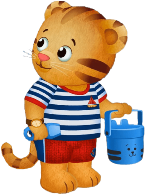 Free Png Download Daniel Tiger At The Beach Clipart Transparent Png (480x662), Png Download