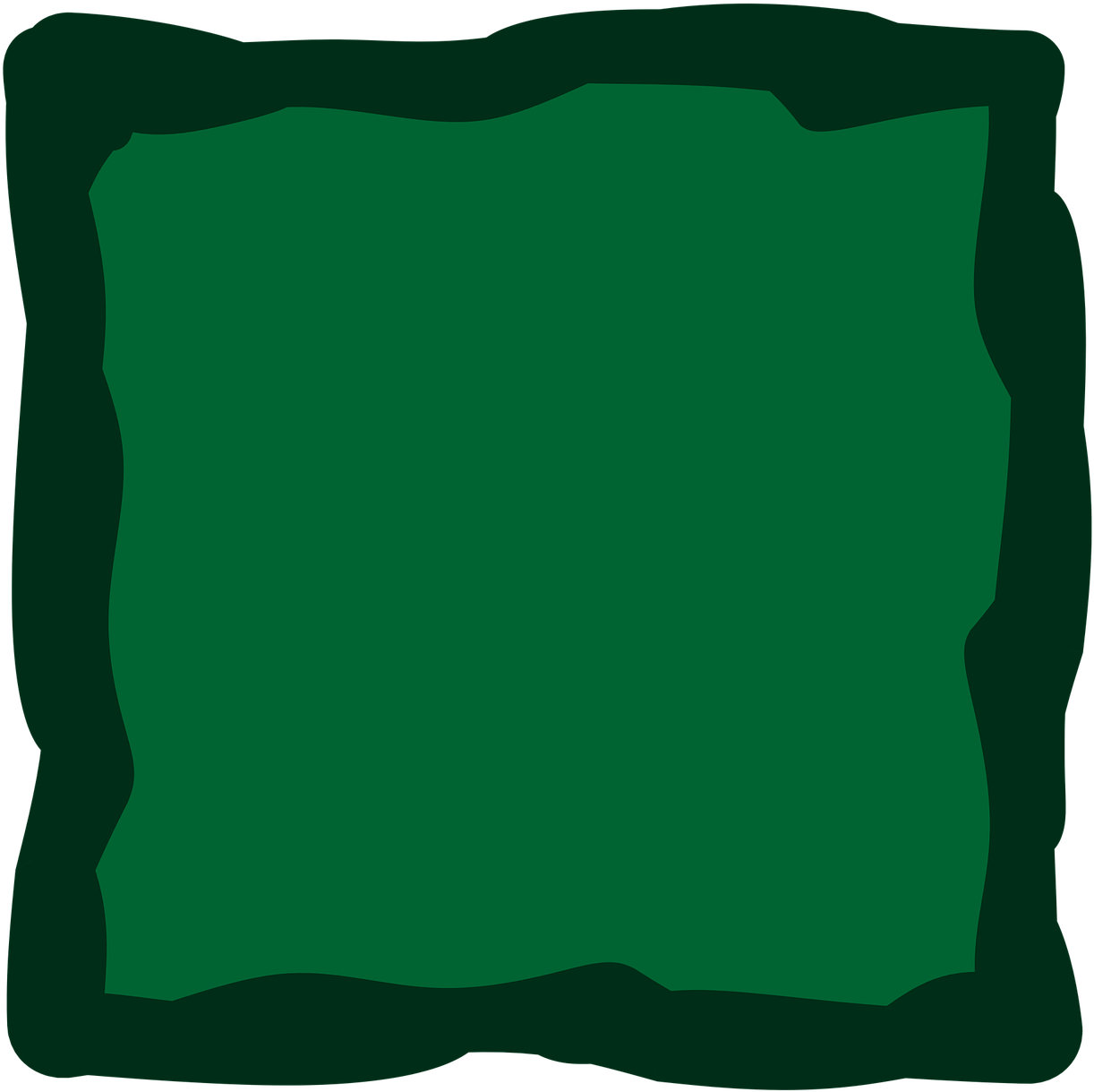 Dark Green Frame Album Clipart (1280x1280), Png Download