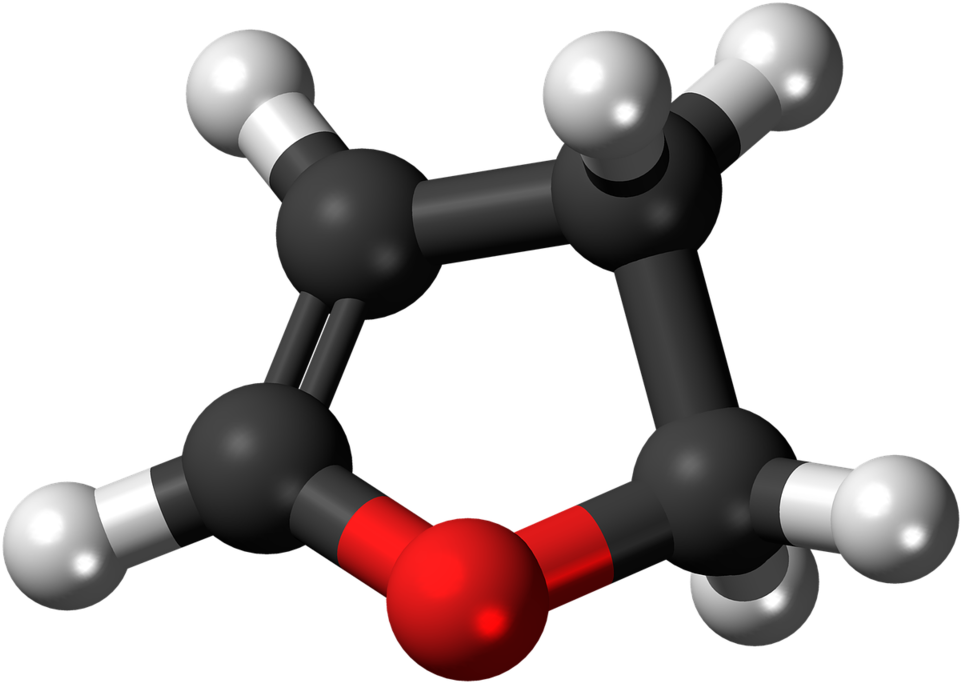 Dihydrofuran Oxygen Heterocycle, Science Technology Clipart (1024x746), Png Download