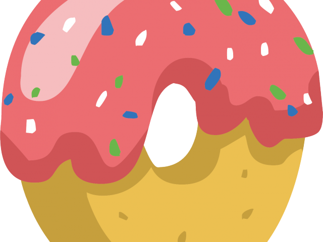 Doughnut Clipart Vector - Png Download (640x480), Png Download