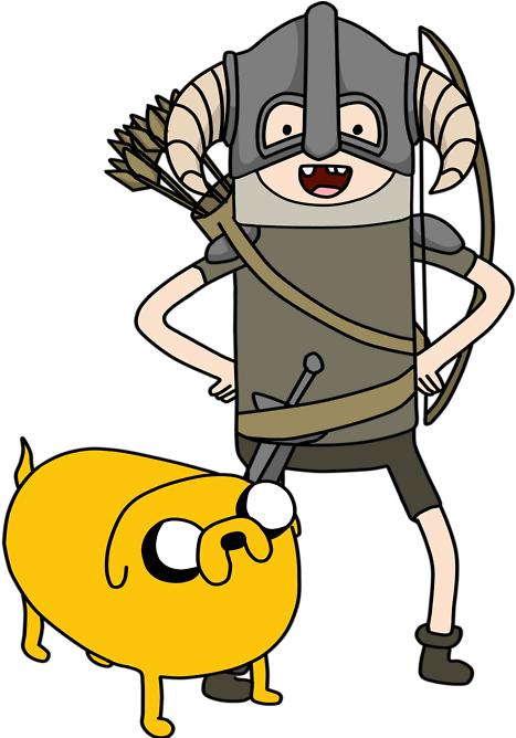 Letteth Thy Finn Slay Thy Mighty Dragon Adventure Time Clipart (500x667), Png Download